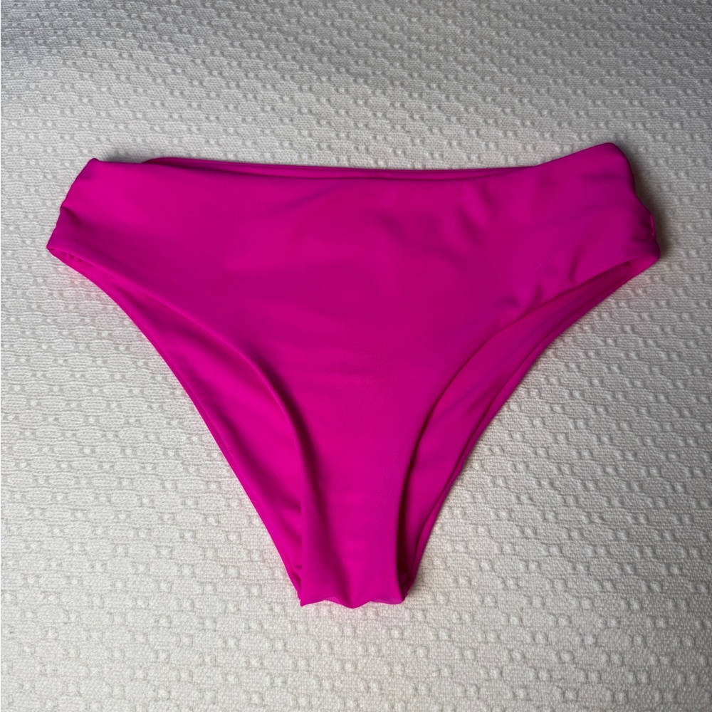 Vibrant Pink Bikini Bottom Size Medium